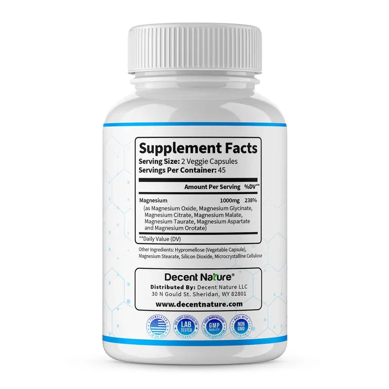 Magnesium Complex 1000mg 7-Blend Capsules