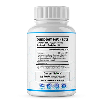Magnesium Complex 1000mg 7-Blend Capsules