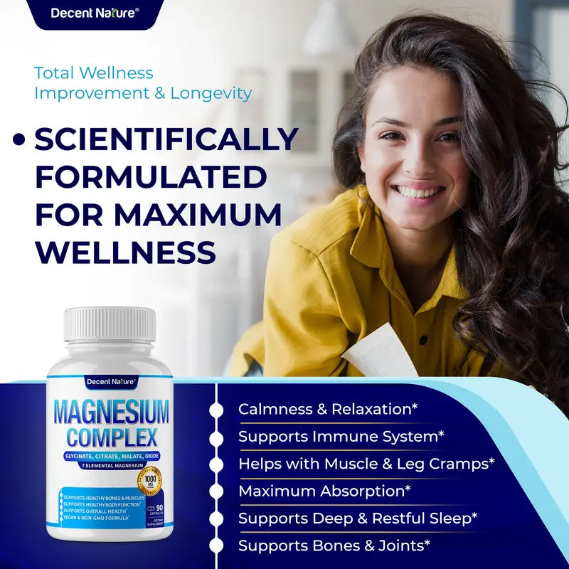Magnesium Complex 1000mg 7-Blend Capsules