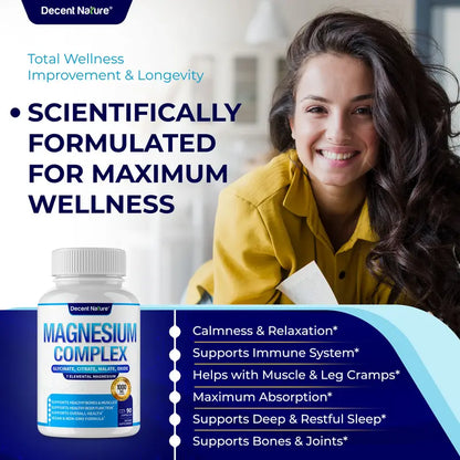 Magnesium Complex 1000mg 7-Blend Capsules